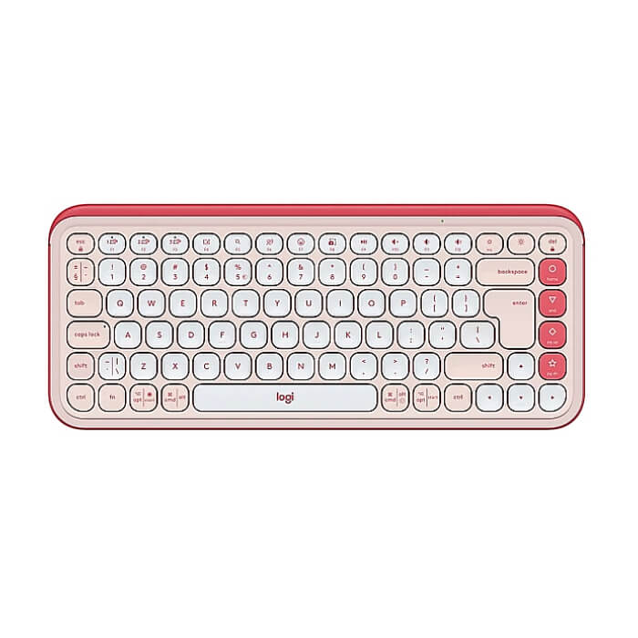 Logitech Pop Icon Keys - Rose - US INT'L - BT - N/A - INTNL-973 на супер цена