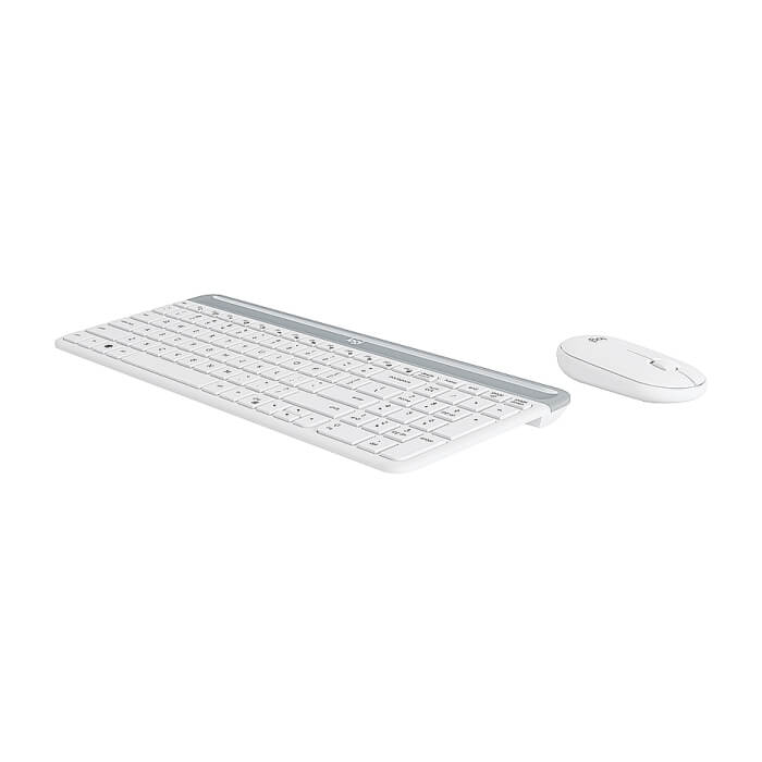 Logitech Slim Wireless Keyboard and Mouse Combo MK470 - OFFWHITE (тъмнейл - 2)