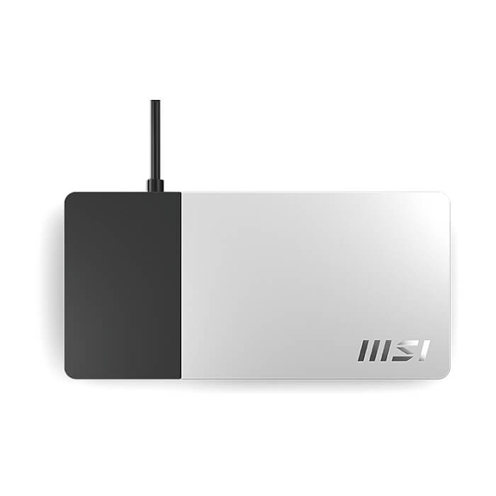 MSI USB-C Docking Station Gen 2, Support 100W PD Charging, up to 3 Monitors, 1x (4K@60Hz) HDMI, 1xType-C (USB3.2 Gen2/DP), 1x DP, Gb LAN, 1x Mic-in/Headphone-out Combo Jack, 1x USB2.0, 1x Type-C USB3.2 Gen2, 2x Type-A USB3.2 Gen2, 150W adapter (тъмнейл - 5)
