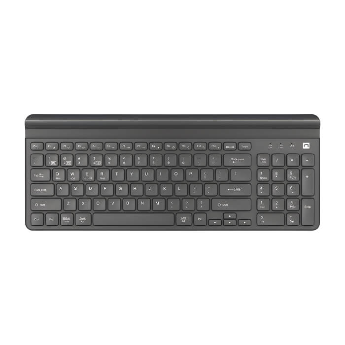 Natec Keyboard Felimare US Layout Wireless Bluetooth + 2.4 GHz Slim Pnone/Tablet Holder, Black на супер цена