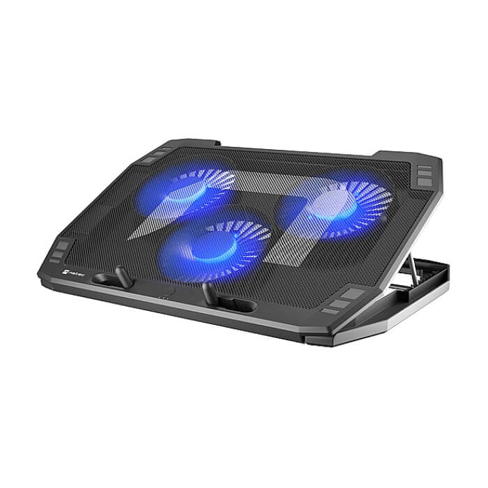 Natec Laptop Cooling Pad Oriole 15.6-17.3" 3 Fans, Led Light, 2 USB ID 63762 (тъмнейл - 3)