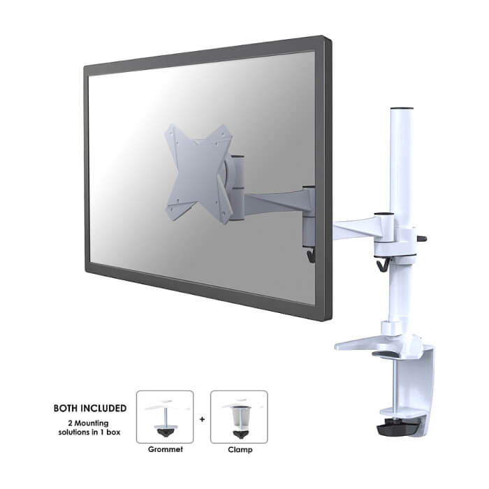 Neomounts by NewStar Flat Screen Desk Mount (clamp/grommet) ID 66763 (тъмнейл - 2)