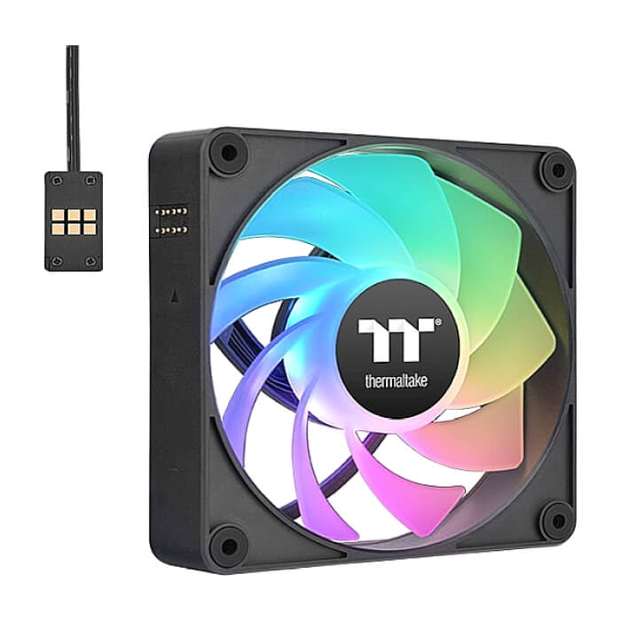 Thermaltake CT140 EX Reverse ARGB Sync PC Cooling Fan 3 Pack Magnetic Connect ID 89343 (тъмнейл - 3)