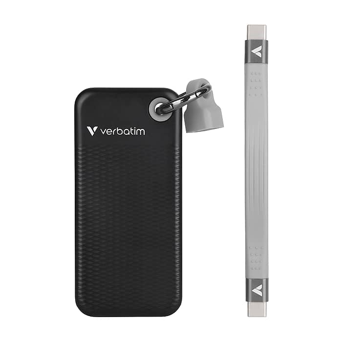 Verbatim Pocket SSD USB 3.2 Gen 2 512GB Black/Grey на супер цена