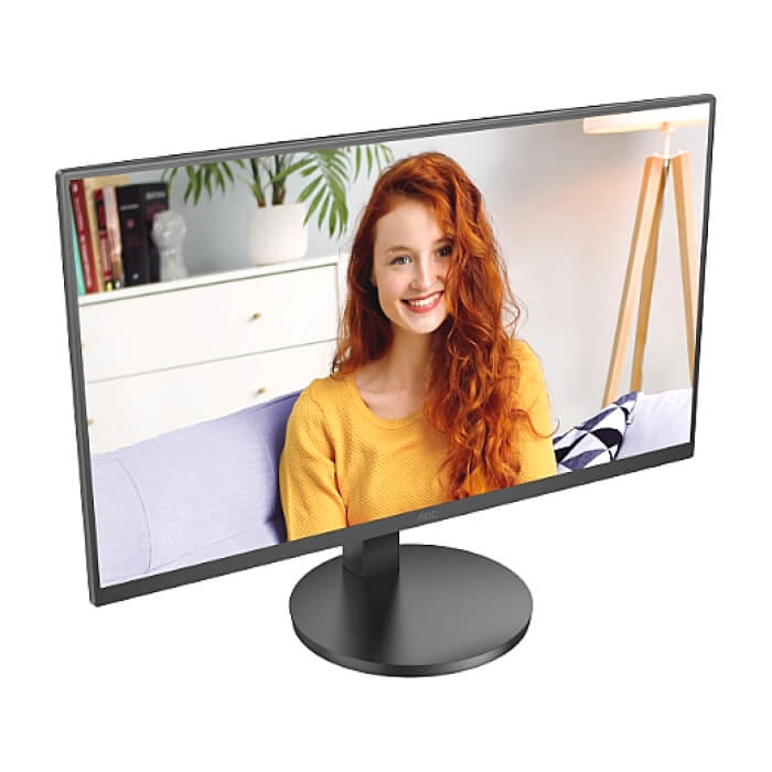 AOC U27B3AF, 27" IPS WLED, 3840x2160@60Hz, 4ms GtG, 300cd m/2, 1000:1, 50M:1 DCR, Adaptive Sync, FlickerFree, Blue Light Tech. Soft., 2Wx2, Tilt, Height Adjust, 2xHDMI, DP ID 77907 (тъмнейл - 4)
