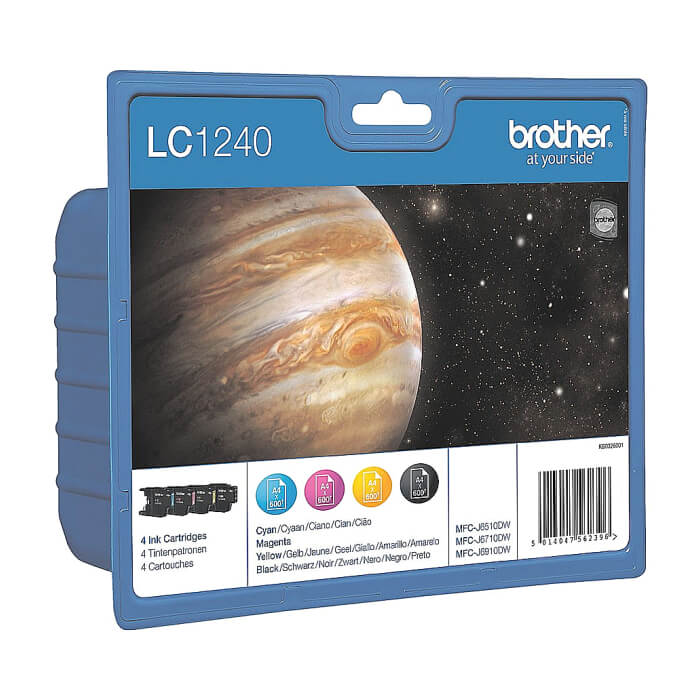 Brother LC-1240 BK/C/M/Y Value Bonus Pack Ink Cartridge for MFC-J6510/J6910 ID 69928 на супер цена
