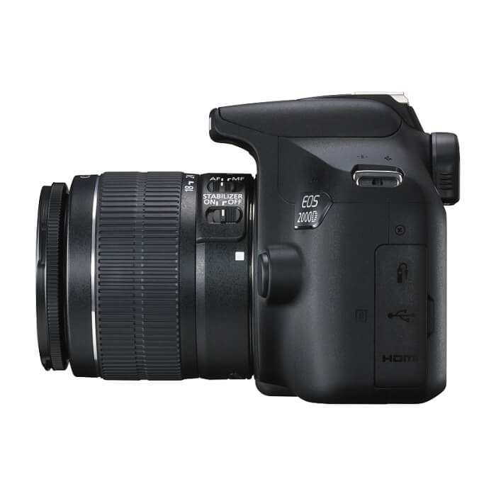 Canon EOS 2000D, black + EF-s 18-55mm f/3.5-5.6 IS II (тъмнейл - 3)
