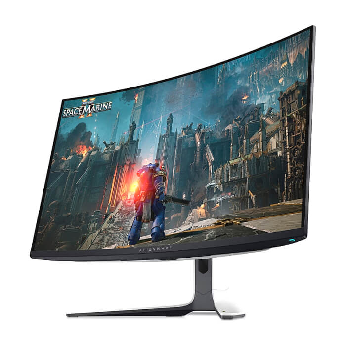 Dell Alienware AW3225QF, 31.6" QD-OLED Anti-reflection, IPS, 0.03ms, 1000 cd/m2, 4K UHD (3840 x 2160), 240Hz, HDR, NVIDIA G-SYNC+VESA, HDMI, DP, USB 3.2, Height Adjustable, Swivel, Tilt, Black ID 79410 (тъмнейл - 4)