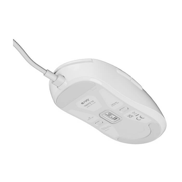 Fury Gaming Mouse Tanto T4 12000DPI Optical With Software RGB Backlight White (тъмнейл - 5)