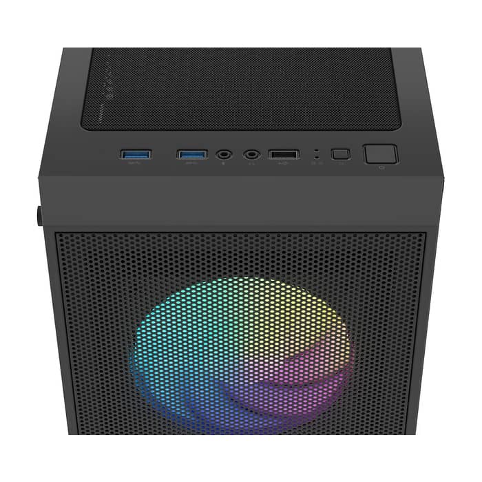 Fury PC Case Shobo SH8 ARGB Midi Tower, Window, Black ID 99514 (тъмнейл - 4)
