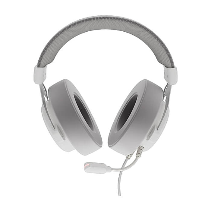 Genesis Headset Neon 764 with microphone, RGB illumination, USB, White ID 78046 (тъмнейл - 3)