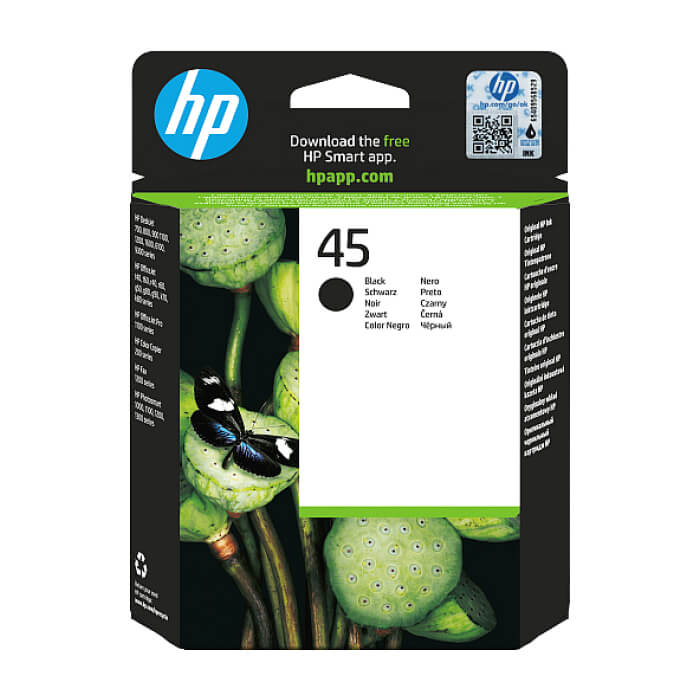 HP 45 Large Black Inkjet Print Cartridge ID 95518 на супер цена