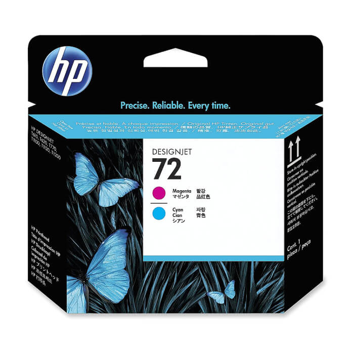 HP 72 Magenta and Cyan Printhead ID 70251 на супер цена