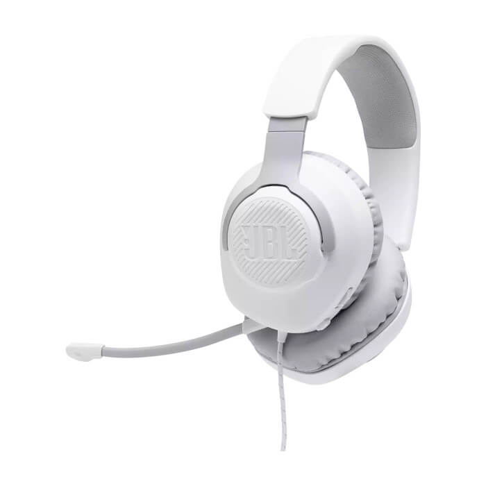JBL QUANTUM 100 WHT Wired over-ear gaming headset with a detachable mic ID 74608 (тъмнейл - 4)
