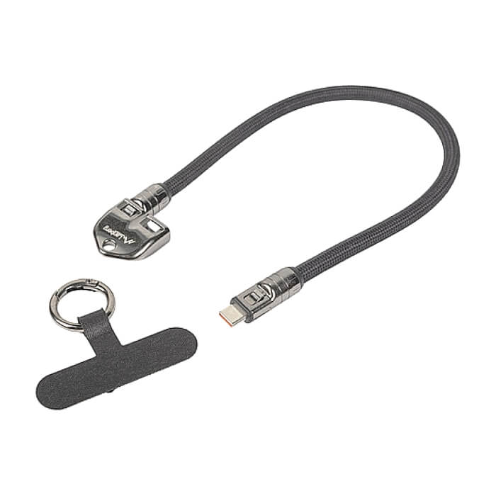 Lanberg USB-C M/M 2.0 cable 0.3m, black ID 98335 (тъмнейл - 4)