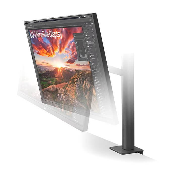 LG 32UN880K-B, 31.5" UltraFine Ergo 4K, IPS AG, DCI-P3 95%, 5ms, 350 cd/m2, 1000:1, 3840x2160, HDR 10, USB Type-C 60W, USB, HDMI, DisplayPort, AMD FreeSync, Speaker 5Wx2, LG S ID 84814 (тъмнейл - 5)