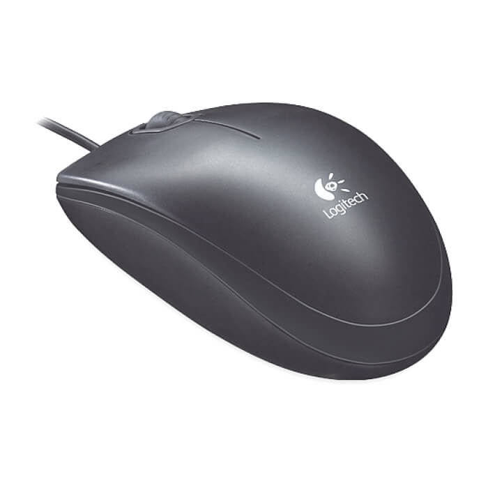 Logitech B100 Optical Mouse for Business Black (тъмнейл - 2)
