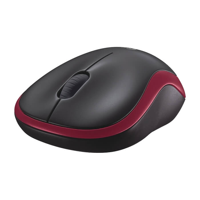 Logitech Wireless Mouse M185 Red (тъмнейл - 3)