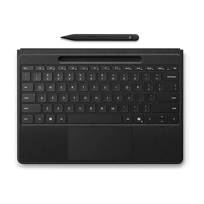 Microsoft Surface Pro Flex Keyboard + Surface Slim Pen Bundle Eng Intl CEE Commercial Alcantara Black на супер цена от GT Computers Microsoft Surface Pro Flex Keyboard + Surface Slim Pen Bundle Eng Intl CEE Commercial Alcantara Black на супер цена