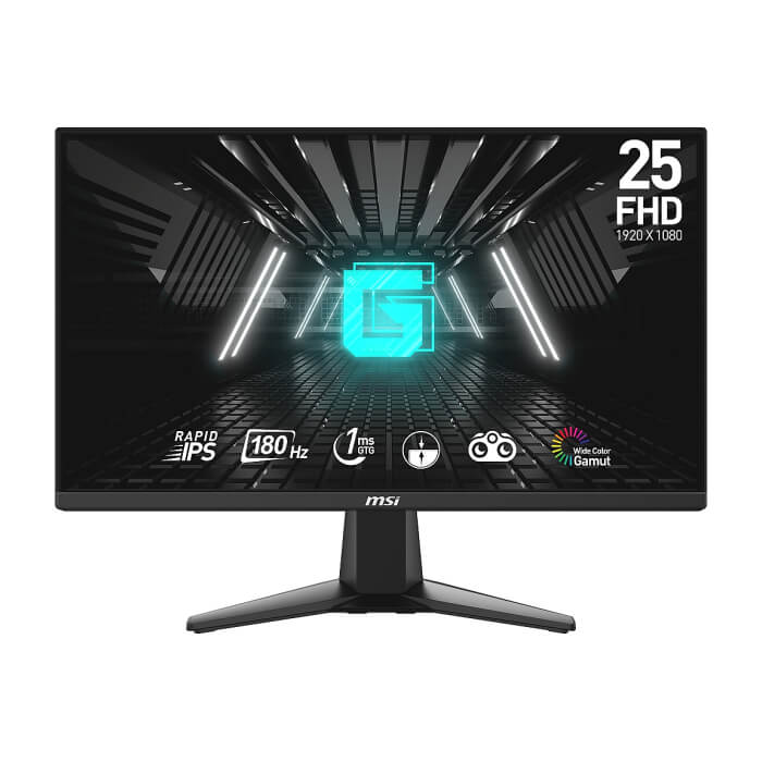 MSI G255F Gaming Monitor, 24.5", 1ms, 180Hz Rapid IPS, 1920x1080 FHD, AMD FreeSync Premium, Night Vision, Anti-Flicker, Less Blue Light, 300nits AG, 16.7M, 1000:1, 100M:1, DP( ID 98625 на супер цена