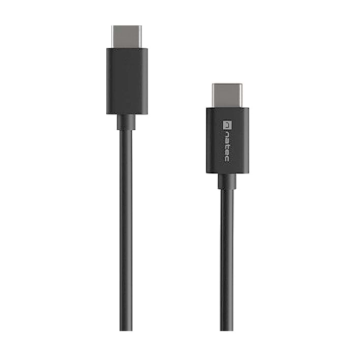 Natec USB-C(M) -> USB-C (M) 2.0 cable 1m pd 100w Black ID 78031 на супер цена от GT Computers Natec USB-C(M) -> USB-C (M) 2.0 cable 1m pd 100w Black ID 78031 на супер цена