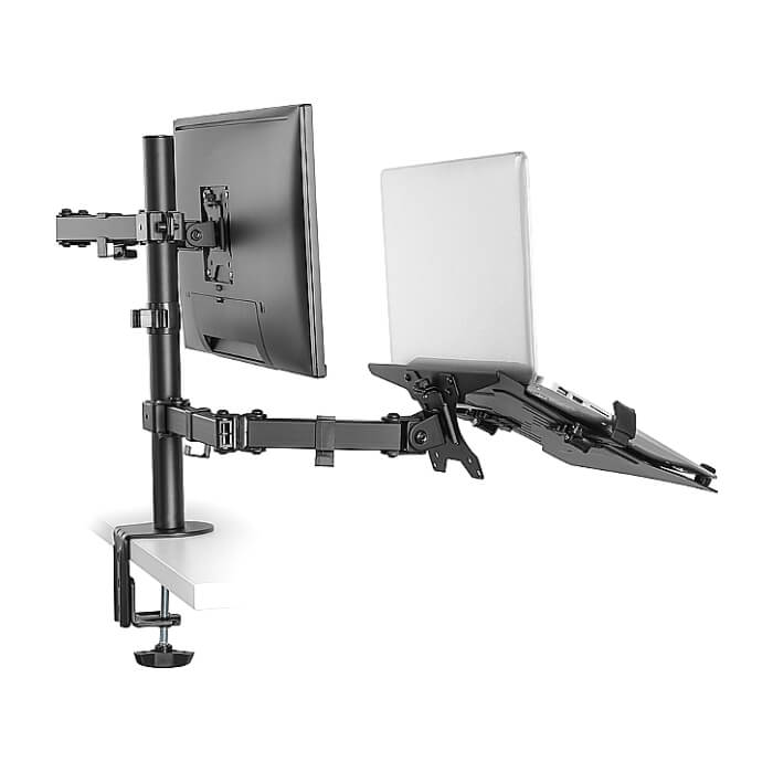 Neomounts by NewStar Flat Screen & Notebook Desk Mount (clamp/grommet) ID 66826 (тъмнейл - 4)