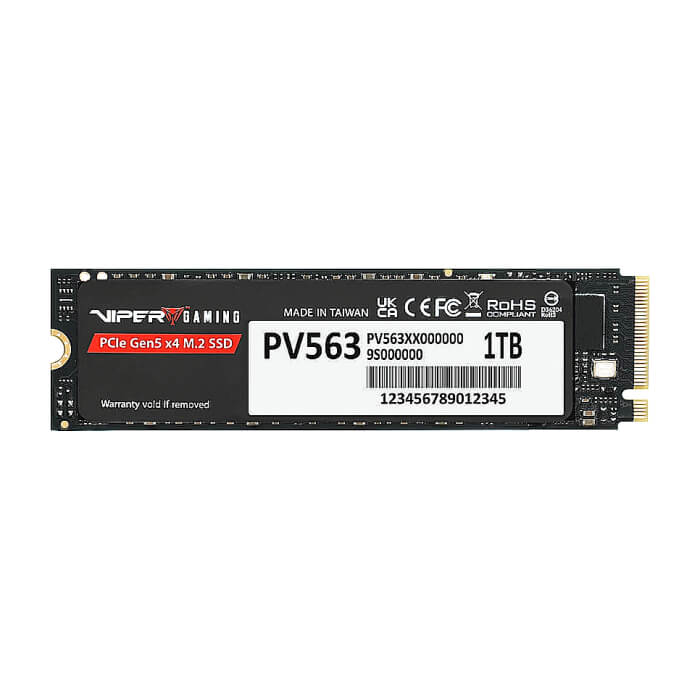 Patriot Viper PV563 1TB M.2 2280 PCIe Gen5 x4 SSD ID 95046 (тъмнейл - 4)