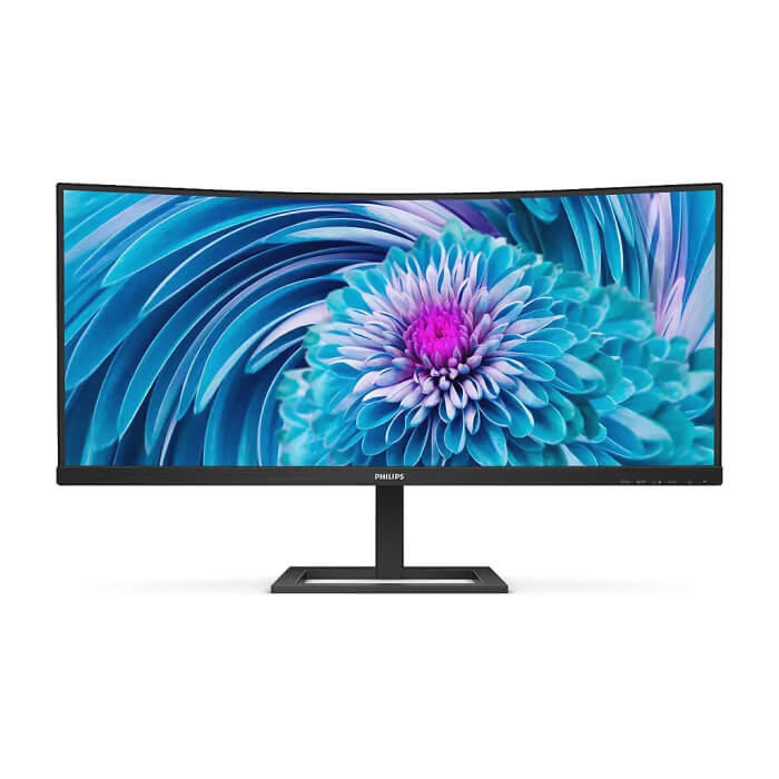 Philips 346E2CUAE, 34" Curved 1500R VA WLED, 3440x1440@100Hz, 4ms GtG, 1ms MPRT, 300cd m/2, 3000:1, Mega Infinity DCR, Adaptive Sync, FlickerFree, Low Blue Mode, 5Wx2, Tilt, Height Adjust, HDMI, DP, USB hub ID 64899