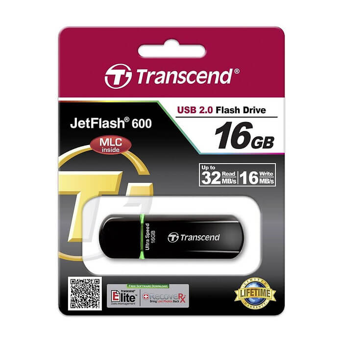 Transcend 16GB JETFLASH 600 (Green) ID 74187 на супер цена