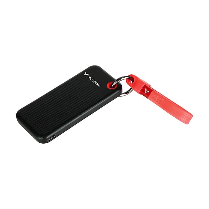 Verbatim Pocket SSD USB 3.2 Gen 2 512GB Black/Red (тъмнейл - 3)