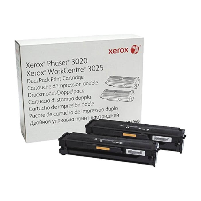 Xerox Phaser 3020 / WorkCentre 3025 Dual Pack Print Cartridge ID 68028