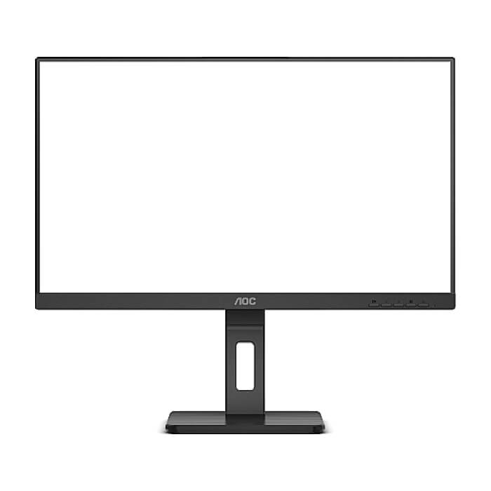 AOC 27E3QAF, 27" IPS WLED, 1920x1080@75Hz, 4ms GtG, 300cd m/2, 1000:1, 20M:1 DCR, Adaptive Sync, FlickerFree, Low Blue Light, 2Wx2, Tilt, Height Adjust, Pivot, Swivel, D-SUB, HDMI, DP ID 81037 (тъмнейл - 2)