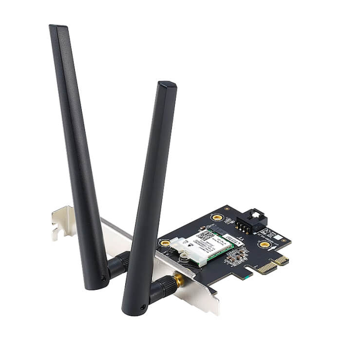 Asus PCI-E Adapter, PCE-AX1800, AX1800, Dual-Band, Bluetooth 5.2, WPA3, OFDMA, MU-MIMO (тъмнейл - 3)