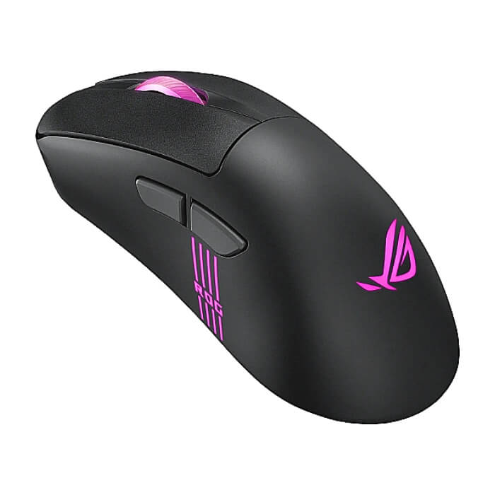 Asus ROG Keris II Origin Wireless Gaming Mouse, 65g Lightweight, Ergonomic, Push-Fit Switch Socket, 42K Optical Sensor, ROG Micro Switch II, ROG Omni Receiver, 5 Programmable Butto (тъмнейл - 4)