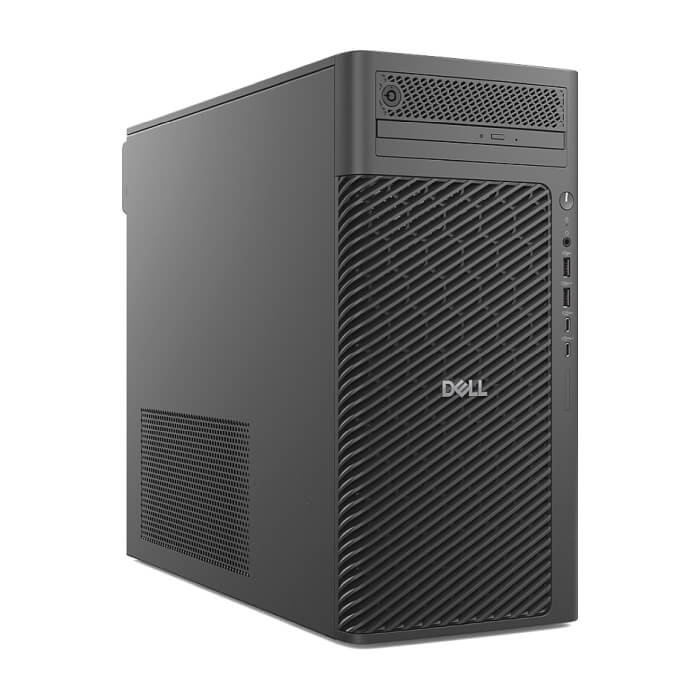 Dell Pro Max Tower T2 FCT2250, Intel Core Ultra 9 285K (36 MB cache, 24 cores, 3.2 GHz to 5.7GHz), 64GB: 2 x 32 GB, DDR5, 5600 MT/s, 1TB SSD PCIe M.2, Integrated Graphics, Bulgarian Keyboard&Mouse, 1500W, Win 11Pro, 3Y PS ID 89464 (тъмнейл - 4)