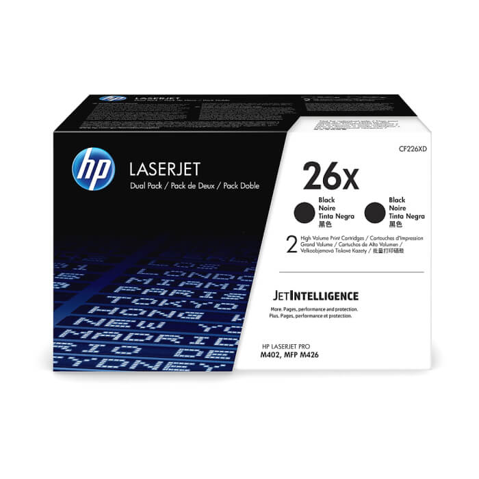 HP 26X High Yield Black Original LaserJet Toner Cartridge (CF226X) ID 68674