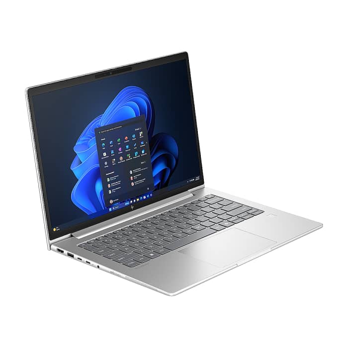 HP EliteBook 6 G1i AI 16" Pike Silver, Ultra 7-255U (up to 5.2GH/12MB/12C), 16" WUXGA AG 300nits, 16GB 5600Mhz 1DIMM, 512MB PCIe SSD, WiFi 7 + BT 5.4, FPR, Smart Card Rea ID 90803 (тъмнейл - 2)