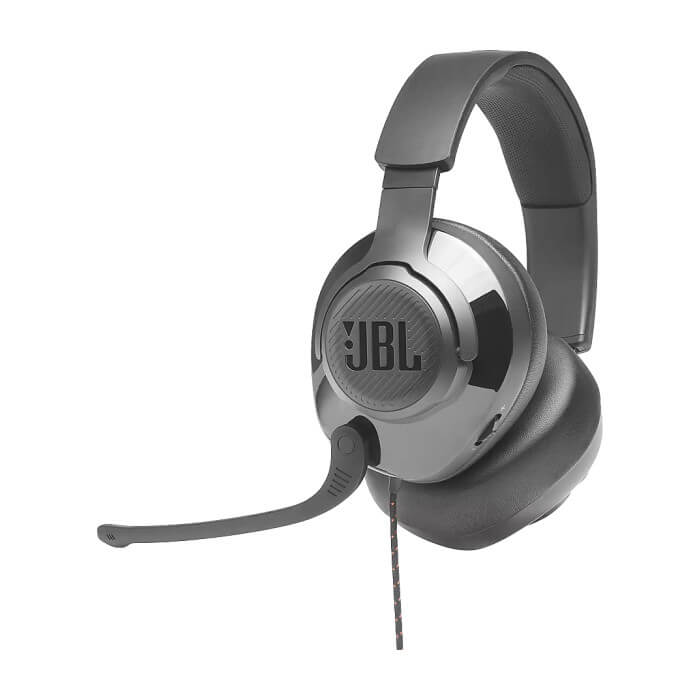 JBL QUANTUM 200 BLK Wired over-ear gaming headset with flip-up mic ID 74607 на супер цена от GT Computers JBL QUANTUM 200 BLK Wired over-ear gaming headset with flip-up mic ID 74607 на супер цена