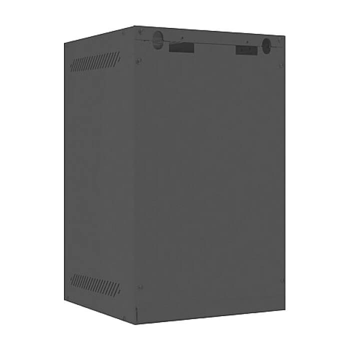 Lanberg rack cabinet 10" wall-mount 9U / 280x310 self-assembly flat pack with metal door, black ID 71857 (тъмнейл - 5)