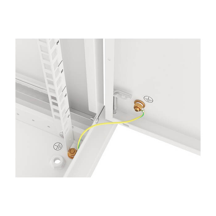 Lanberg rack cabinet 19" wall-mount 9U/600x450 for self-assembly with metal door grey (flat pack) ID 87595 (тъмнейл - 5)