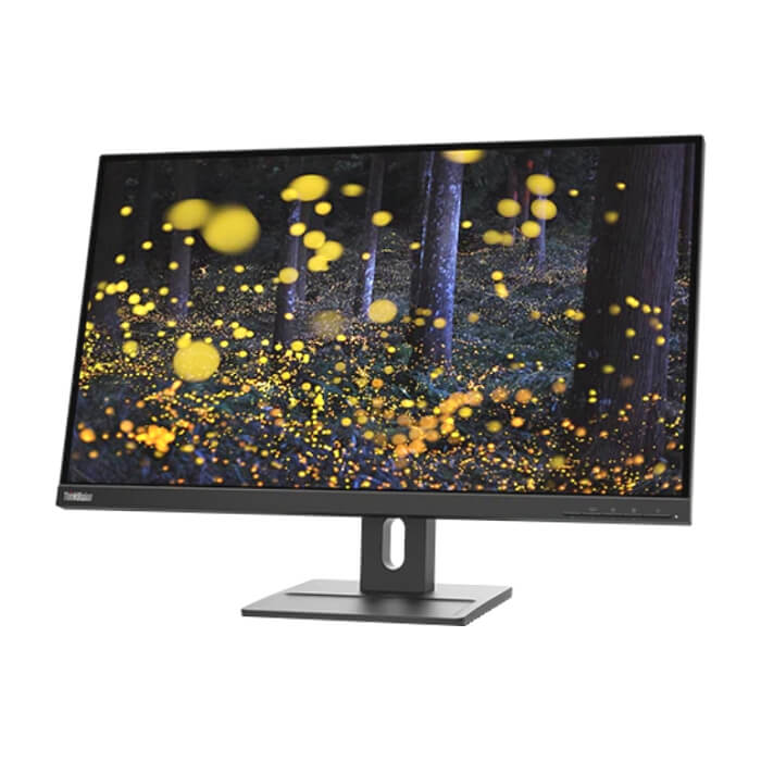 Lenovo ThinkVision E27q-20E 27" IPS, 16:9, 2560x1440, 4 ms, 1000:1, HDMI, DP, Tilt, Swivel, Pivot, Height Adjust Stand ID 65131 (тъмнейл - 2)