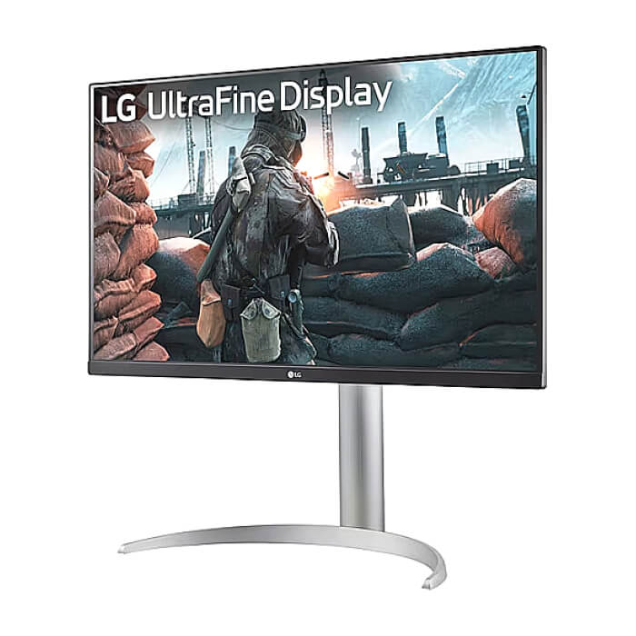 LG 27UP650P-W, 27" UHD 4K IPS AG, DCI-P3 95%, Cinema Screen, 5ms, 1200:1, Mega DFC, 400 cd/m2, 3840x2160, AMD FreeSync, HDR 10, VESA Display HDR 400, HDMI, DisplayPort, FreeSy ID 87738 (тъмнейл - 2)