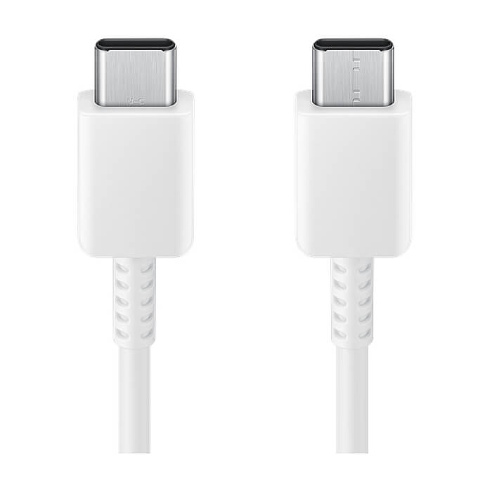 Samsung Cable USB-C to USB-C 1.8m (3A) White ID 90023 (тъмнейл - 2)