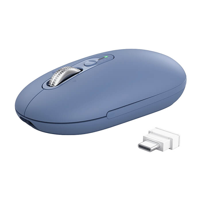 TRUST Seron Slim Multi-Wireless Hyperscroll Mouse Blue (тъмнейл - 2)