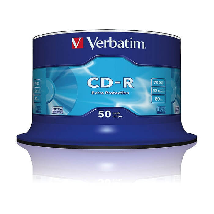 Verbatim CD-R 700MB 52X EXTRA PROTECTION SURFACE (50 PACK) (тъмнейл - 2)