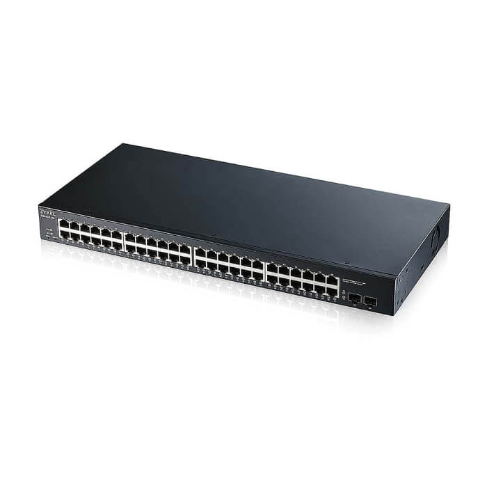 ZyXEL GS1900-48 v2, 48-port GbE L2 Smart Switch, rackmount