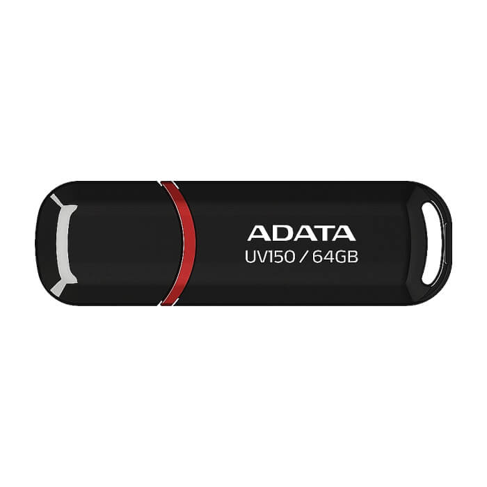 Adata 64GB UV150 USB 3.2 Gen1-Flash Drive Black ID 85827 (тъмнейл - 2)