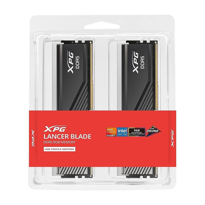 ADATA LANCER BLADE RGB 48GB (2x24GB) DDR5 6000 MHz U-DIMM White ID 86459 (тъмнейл - 2)