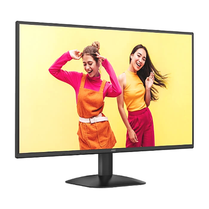 AOC Q27B35S3, 27" IPS WLED, 2560x1440@120Hz, 4ms GtG, 1ms MPRT, 300cd m/2, 1000:1, 20M:1 DCR, Adaptive Sync, FlickerFree, Low Blue Light, Tilt, HDMI, DP ID 89870 (тъмнейл - 4)