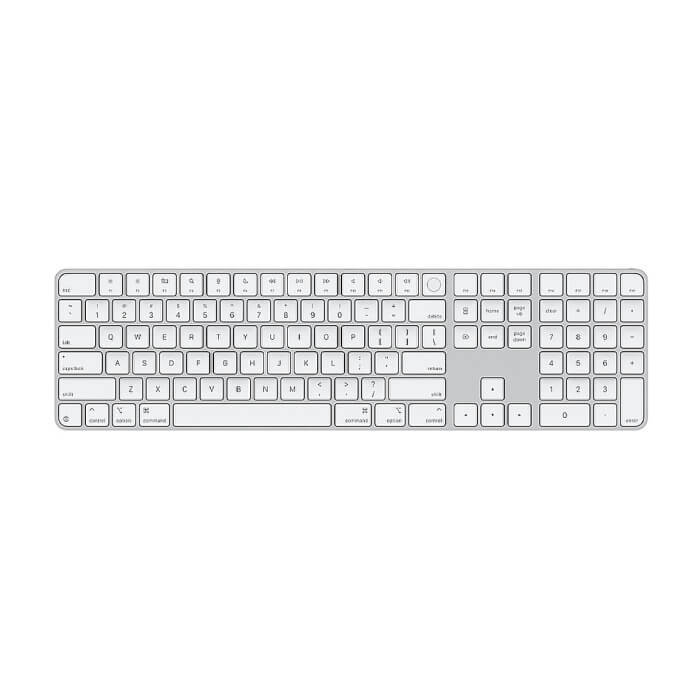 Apple Magic Keyboard (2024) w Touch ID and Numeric Keypad - US English - White Keys на супер цена